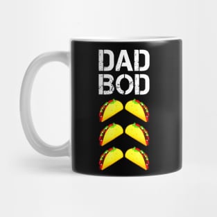 Mens Dad Bod Funny Taco Six Pack ABS Daddy Mug